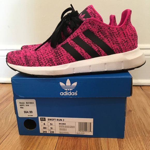 adidas swift run junior black